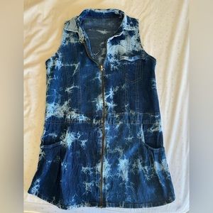 Denim shirt dress